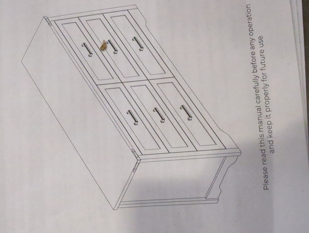 White 6 Drawer Storage Cabinet