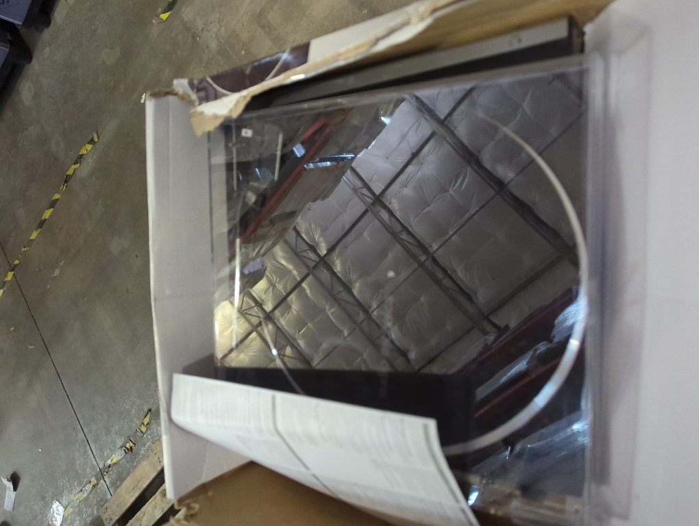 Audio-Technica At-LP60X-BW Fully Automatic Belt-Drive Stereo Turntable, Hi-Fi, 2 Speed, Dust Cover, Anti-Resonance, Die-Cast Aluminum Platter Brown