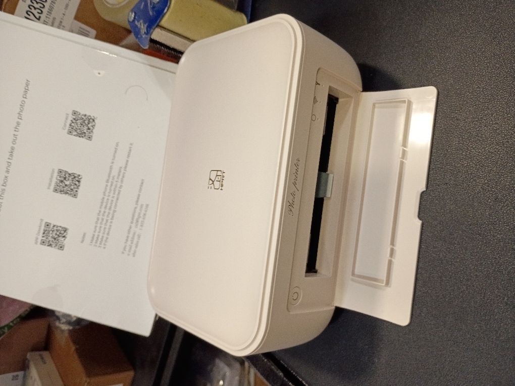 HPRT 4x6 Photo Printer with 108 Sheets & 2 Ribbons - Dye Sublimation Wireless Portable Photo Printer for iPhone & Android Smartphones, Home & Travel Picture Printing, Ideal Gift, Beige