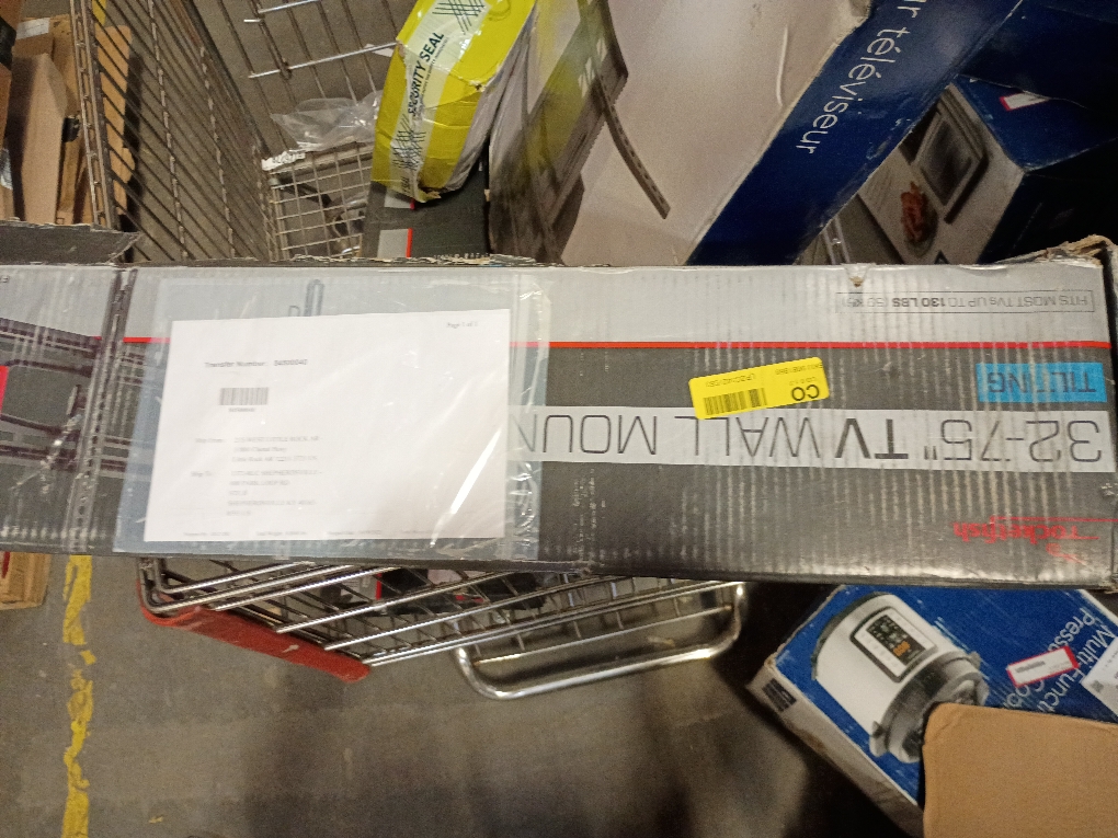 Rocketfish RF-TVMLPT03V3 - Mounting kit (wall mount) - tilt - for LCD TV - metal - black - screen size: 32-75 - mounting interface: up to 700 x 400 mm