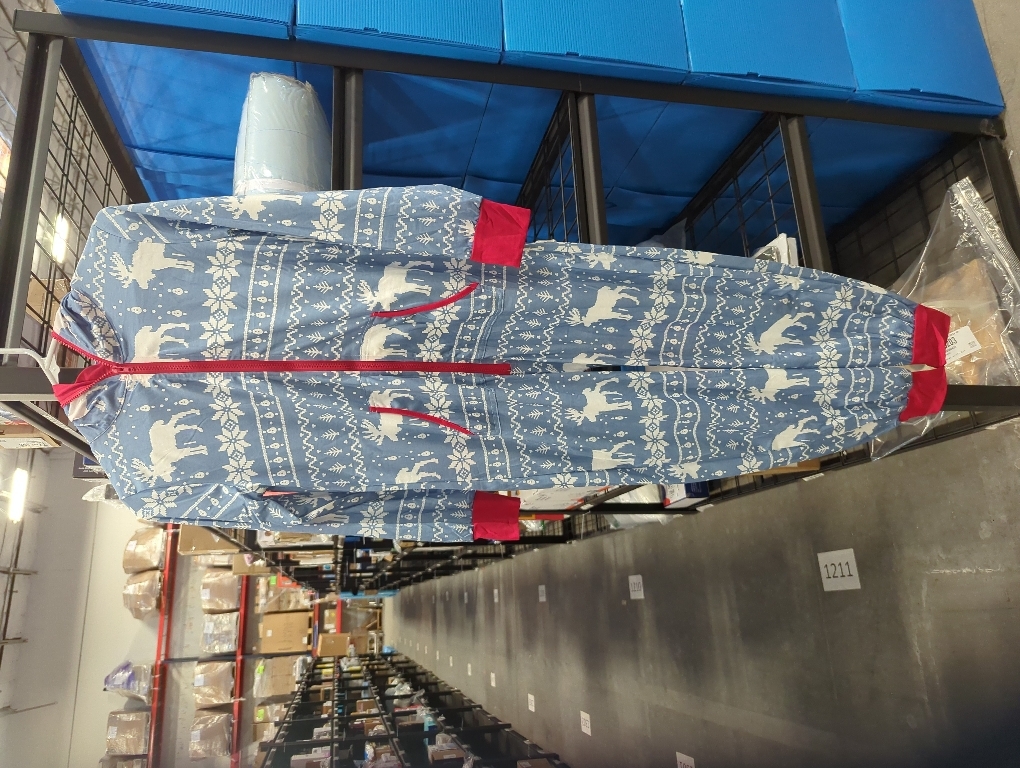 Puloru Women's Christmas One Piece Pajamas with Hood, Santa Pattern Adult Cozy Jumpsuits Homewear - Walmart.com