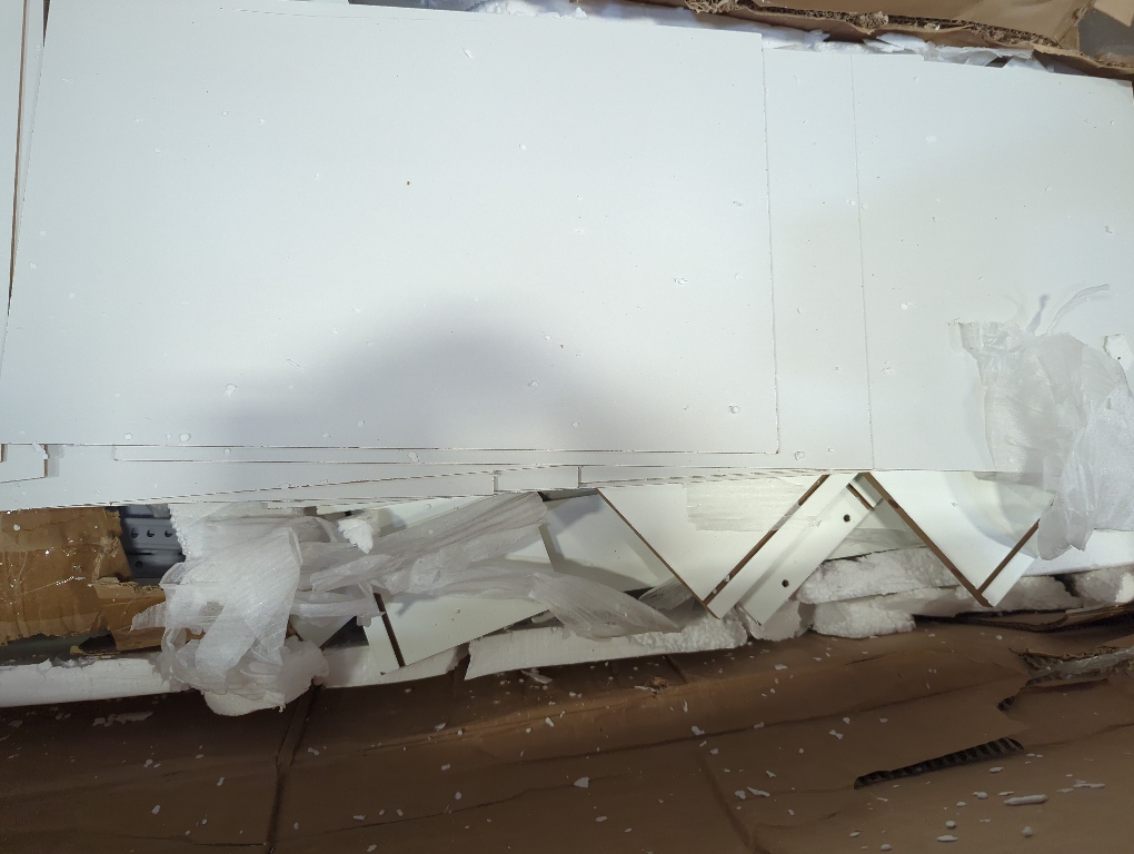 Elurevia Storage Cupboard White 9 Doors