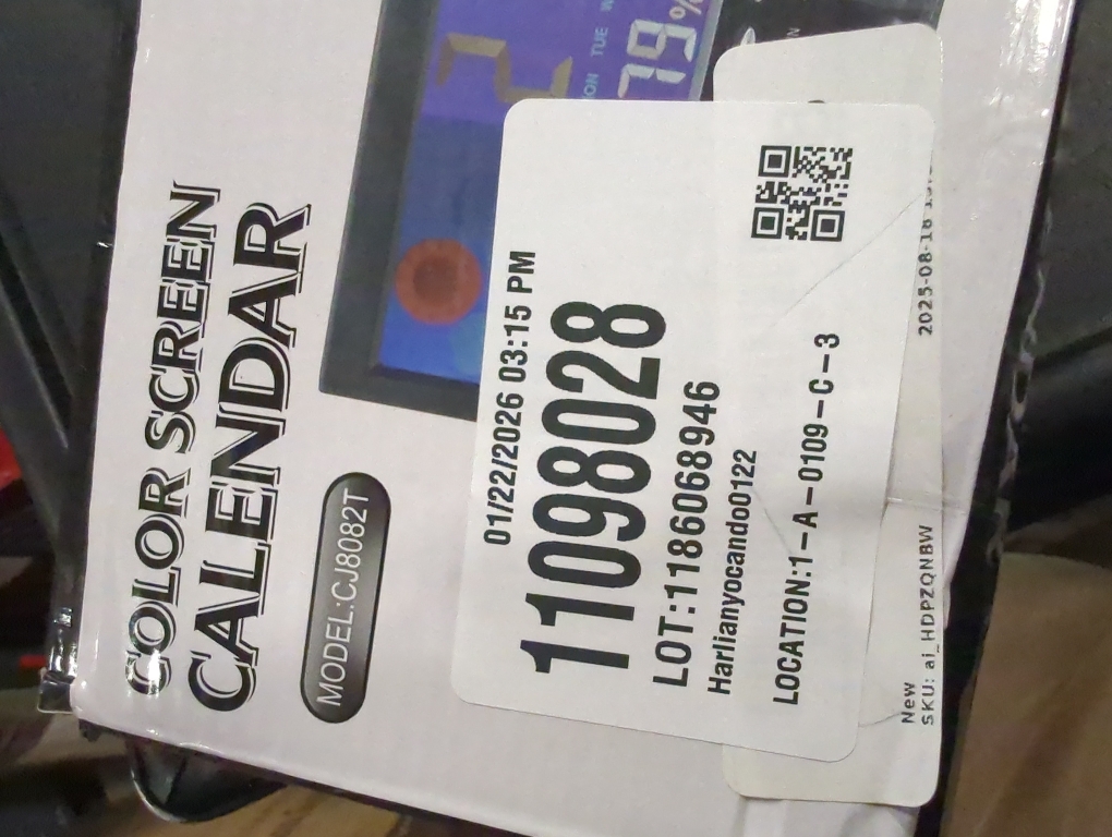 Temperature Humidity Clock with Alarm, Calendar, Weather Forecast for Home