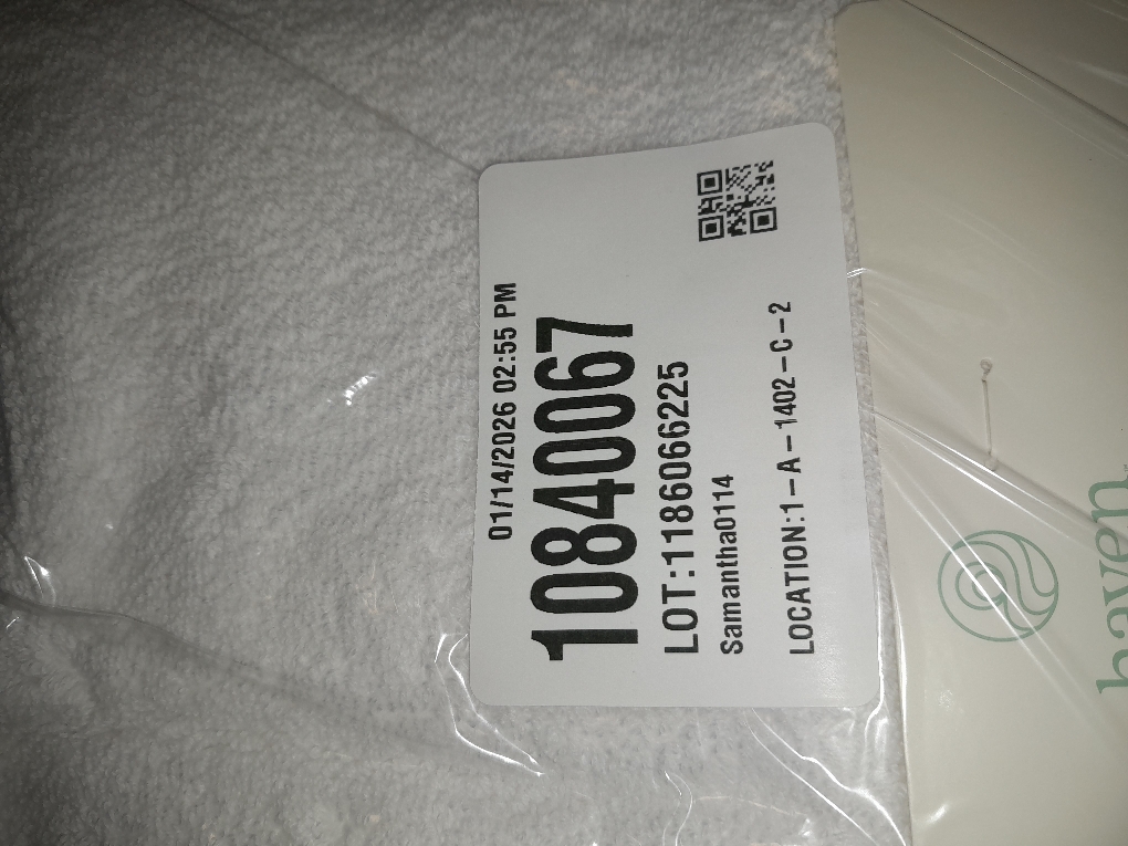 Haven Turkish Cotton Bath Towel in Bright White