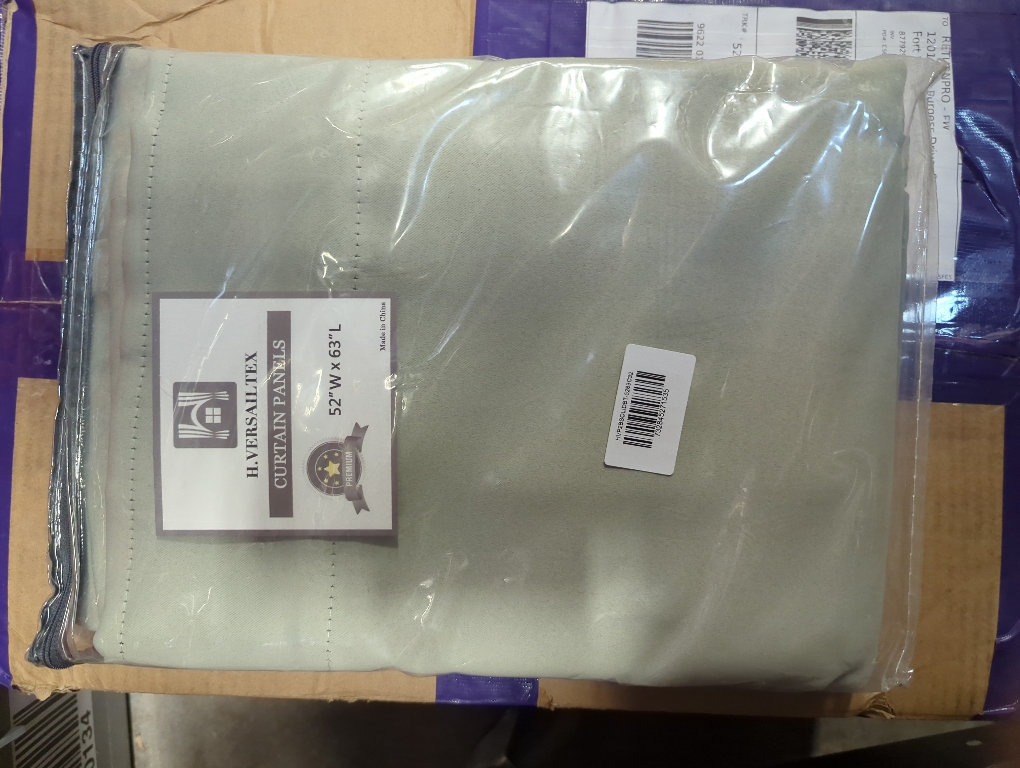 Large Green Curtain Panels