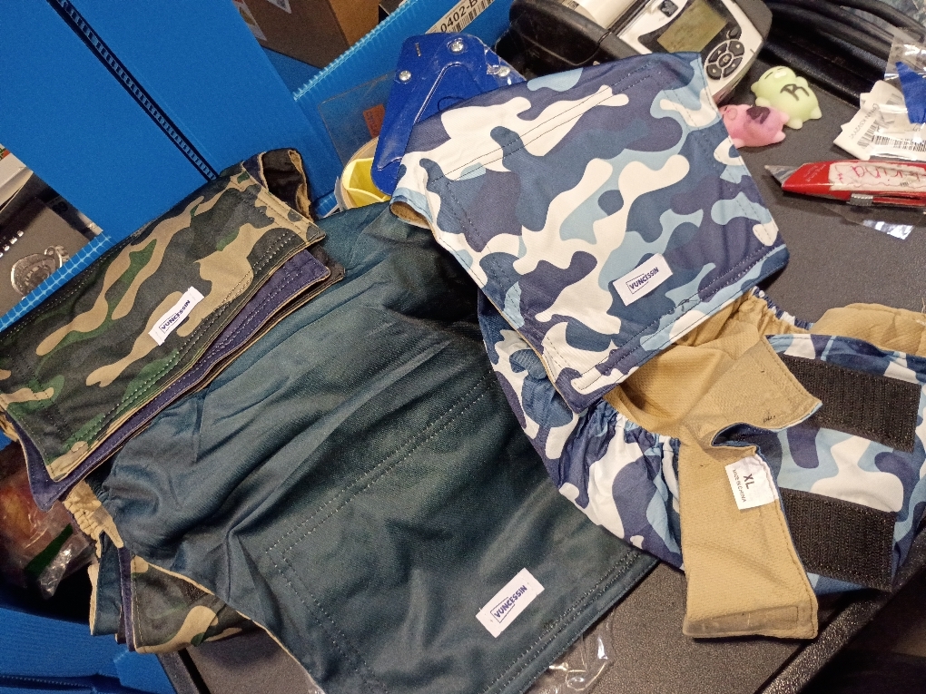 Reusable Dog Diapers Male, Premium Washable Belly Bands for Male Dogs, Pack of 5, High Absorbing Small Male Dog Wraps for Doggie & Puppy in Incontinence or Excitable Urination and Training(XL)