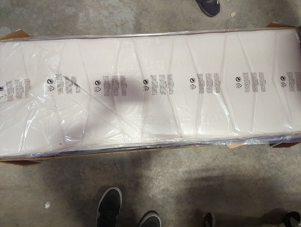 Upholstered Bed Frame with 3 Drawers, Bed with Storage Headboard and Charging Station