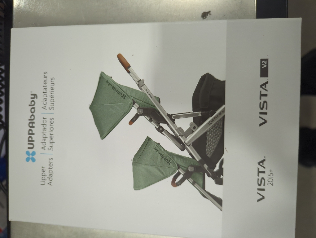 UPPAbaby Upper Adapter for Vista, Vista V2, and Vista V3 Strollers/ Compatible with Bassinet, Toddler Seat, Aria, Mesa V2, or Mesa Max Infant Car Seats / Quick   Secure Attachment / 1 Set