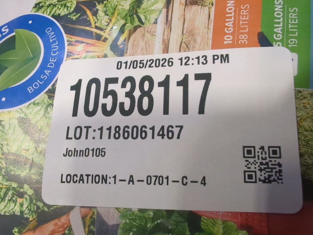 Coolaroo 2-Pack 5 Gallon Heavy Duty Plant/Vegetable/Herb/Fruit Breathable Fabric Grow Planter Pot Bags with Handles, Desert Sand