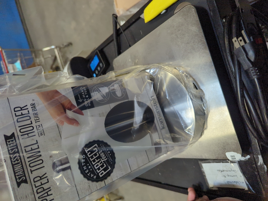 Kamenstein Stainless Steel Paper Towel Holder 13.25 in. H X 7 in. W X 7.17 in. L