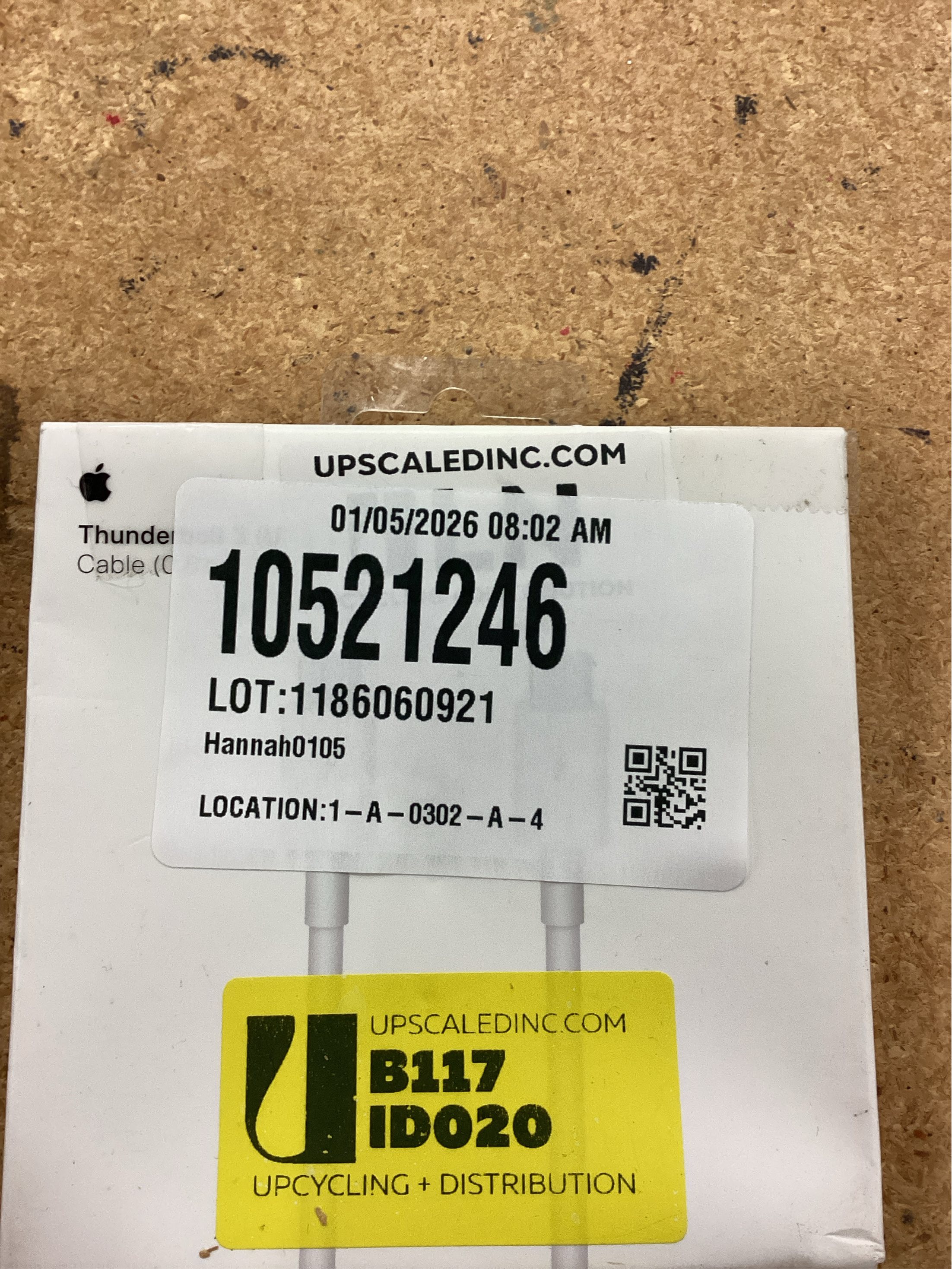 Apple Thunderbolt 3 (USB-C) Cable (0.8m)