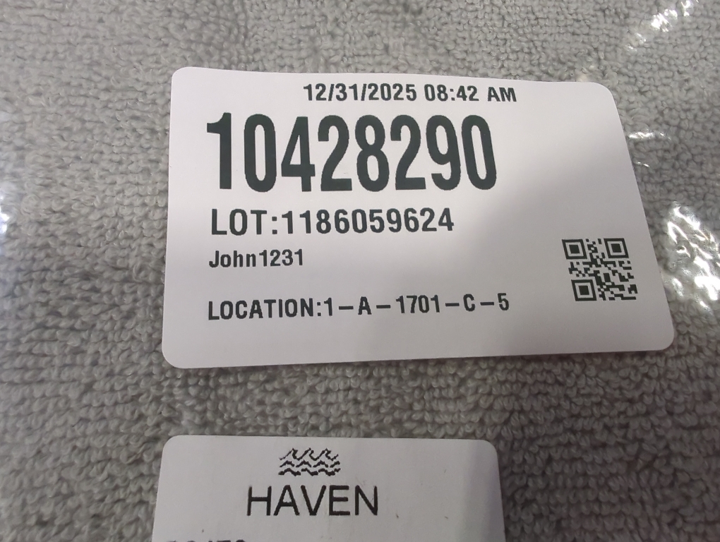 Size 33x70 Color Grey Haven Turkish towel harbor mist  bath