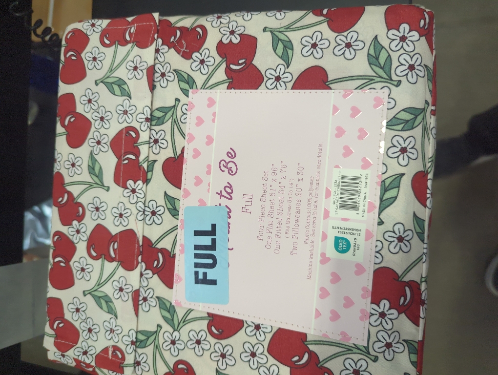 Meant To Be Cherry Full Four Piece Sheet Set
