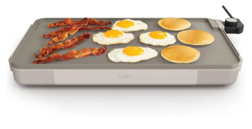 bella 12 x 22 Electric Griddle with EverGood™ Ceramic Nonstick Coating, Removable Temperature Probe, Dishwasher-Safe Drip Tray & Cool Touch Handles, Cook up to 15 Eggs, 1500 Watt, Oatmilk❗MAY HAVE MISSING PIECES/NEEDS CLEANING❗