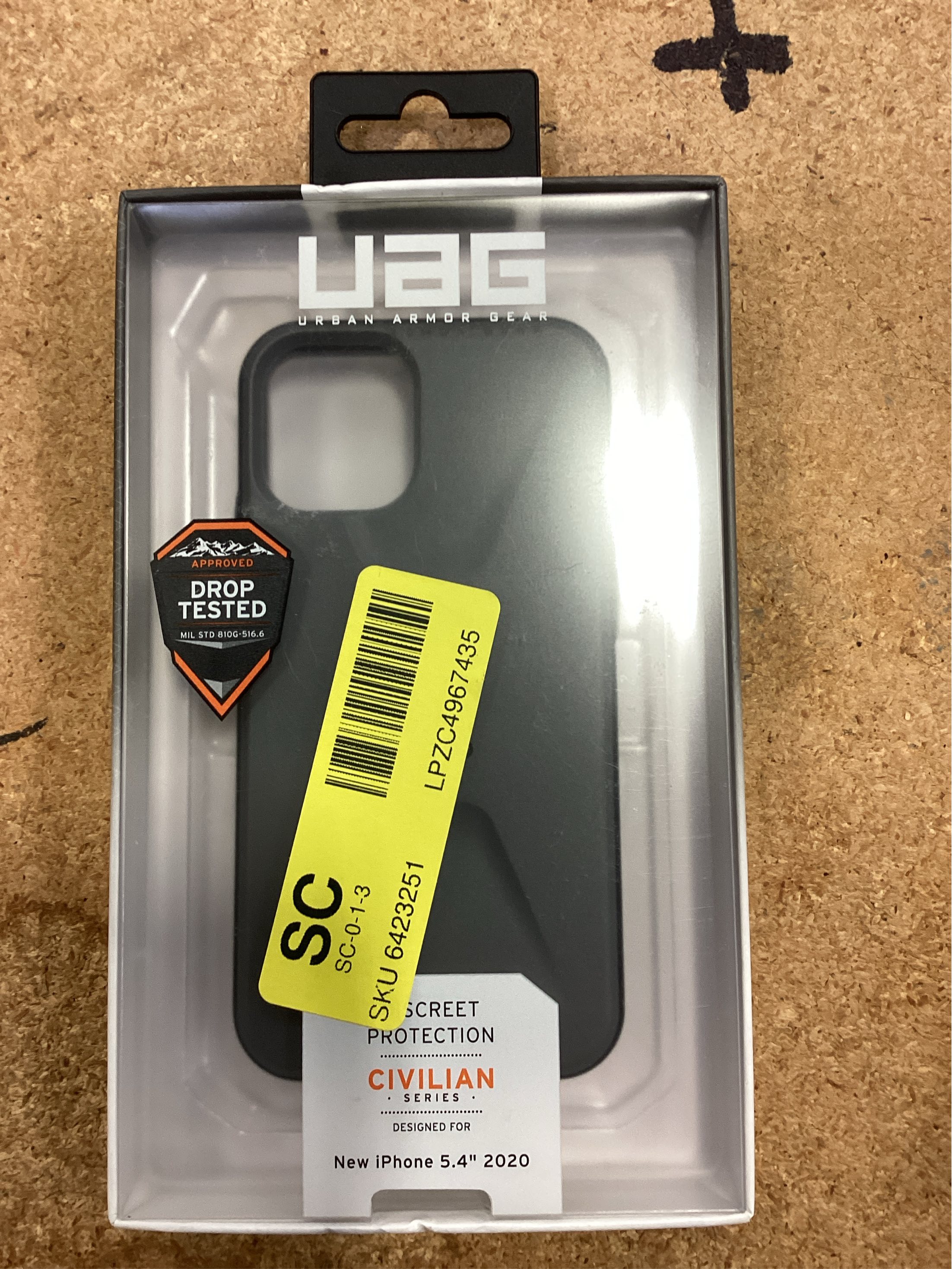 UAG - Civilian Series Hard Shell Case for iPhone 12 Mini - Silver