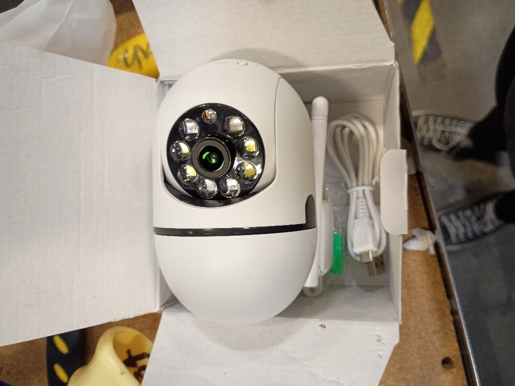 ciciglow Wireless Security Camera, 1080 HD WiFi Surveillance Camera, Night Vision, 2 Way Talk, Motion Detection, SD Card Storage, Home Security Camera