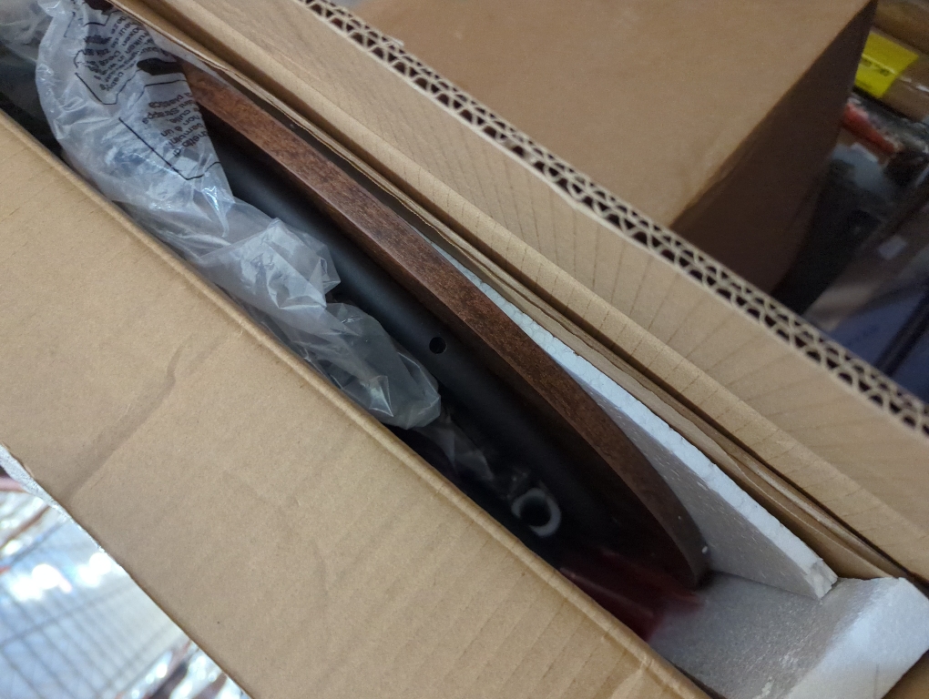 VASAGLE Side Table, 2-Tier Round End Table, Nightstand with Steel Frame for Small Spaces, Living Room, Bedroom, Rustic Brown and Ink Black