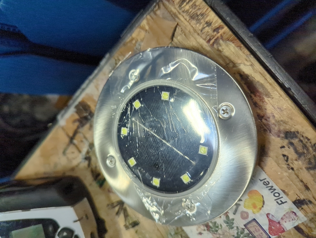 ZGWJ 8 Pack Solar Ground Lights,8 LED Upgraded Outdoor Garden Lights Landscape Lighting for Lawn Pathway Yard Deck Patio Walkway White