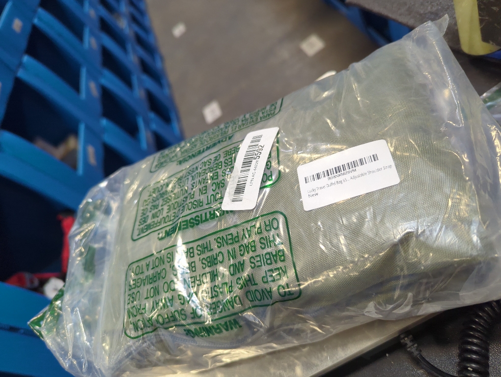 Lucky Travel Duffel Bags 85L, Gym Bag, Travel Bag & Large Duffle Bag for Men, Foldable Overnight Weekender Bags for Women & Men with Adjustable Shoulder Strap, Loden Green