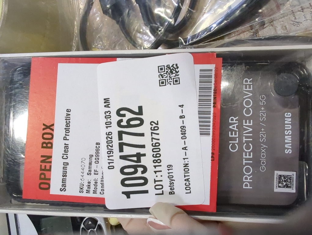 Samsung Original Galaxy S10 Protective Clear View Folio Cover Case - Black