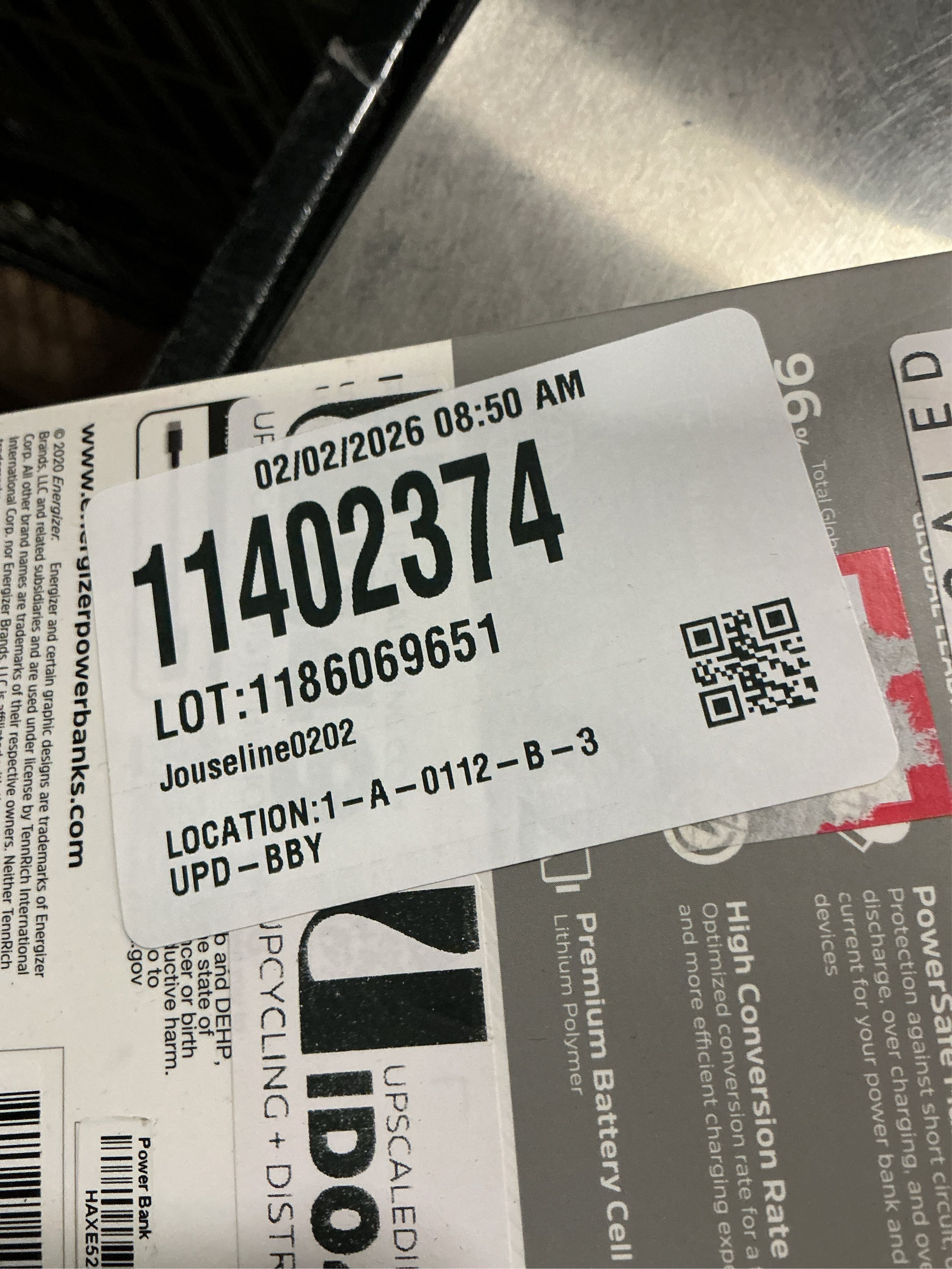 Energizer - MAX 15,000mAh Ultra-Slim High Speed Universal Portable Charger for Apple, Android, Google, Samsung & USB Enabled Devices - Black