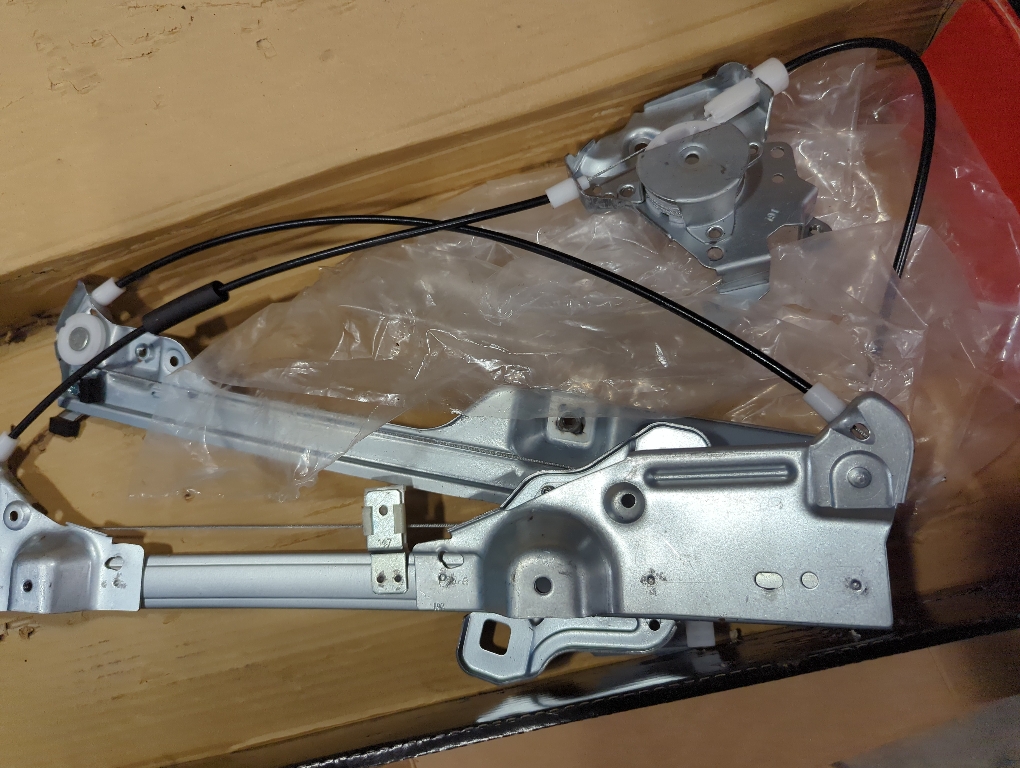 A-Premium Electric Power Window Regulator Without Motor Compatible with Infiniti G35 2003 2004 2005 2006 2007, Front Left Driver Side, Coupe Only, Replace# 80721AM803