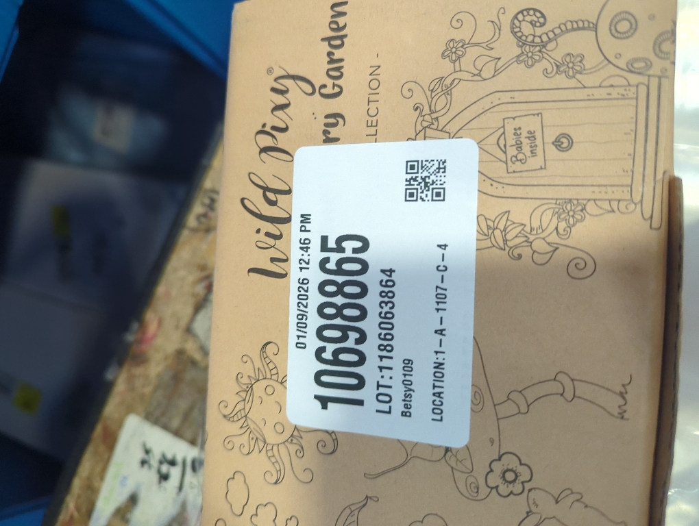 WILD PIXY Baby Miniature Fairy Garden Set – Springtime Fairy Accessories Kit with Gorgeous Fairies and Animals, Indoor/Outdoor Figurines in Designer Gift Box, Perfect for Garden Decor