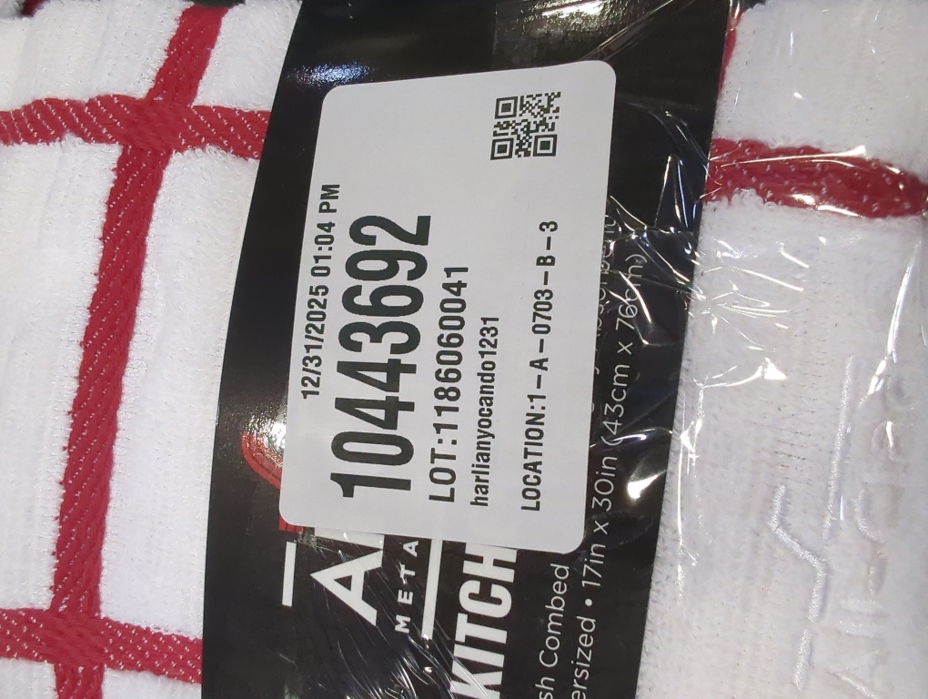 All-Clad Checked Kitchen Towel: Highly Absorbent, Super Soft Long Lasting - 100% Cotton, 17x30 Tea Towel for Cleaning & Drying Dishes, Pans, Glassware, or Countertops, (2-Pack), Chili