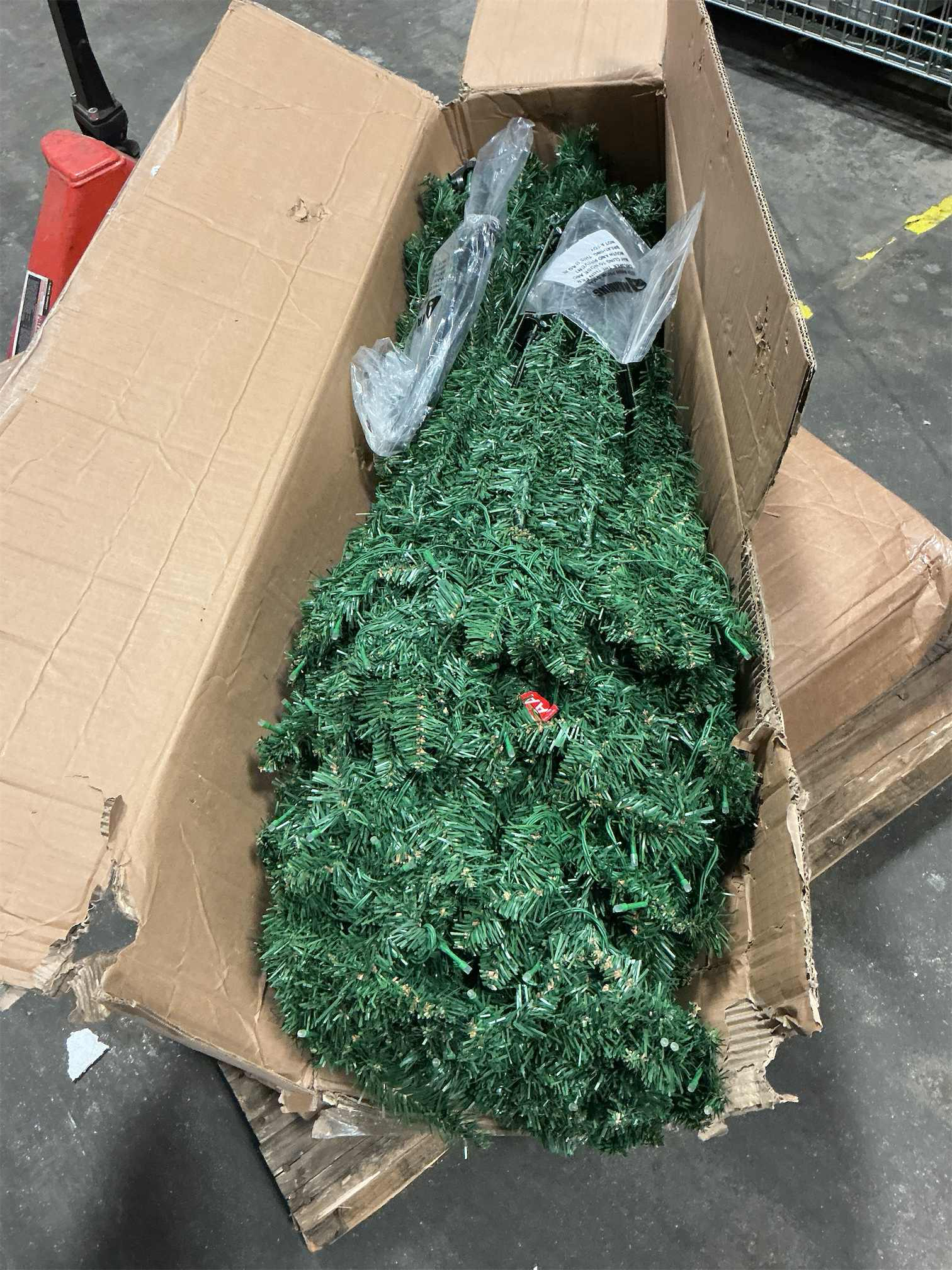 7.5 Black Artificial Christmas Tree, Classic