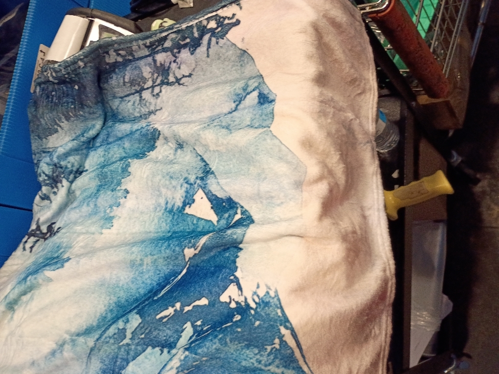 Blue Pine Tree Bed Blanket Kids Girls Misty Style Sherpa Blanket Soft Cozy Lightweight Natural Landscape Plush Fleece Foggy Mountain Blanket Gifts for Bed Chair Office Sofa(Throw 50x60)