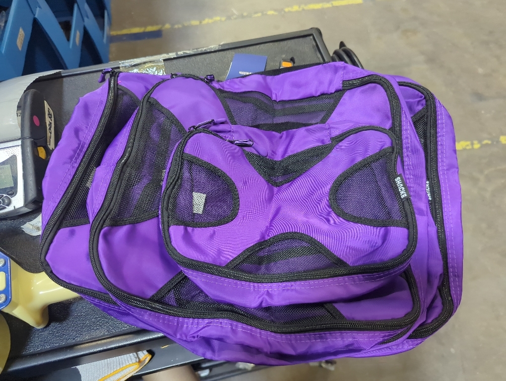 Shacke 5 Set Packing Cubes for Travel with Laundry Bag (Orchid Purple)