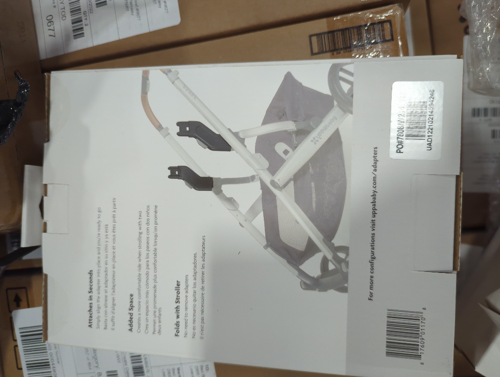 UPPAbaby Upper Adapter for Vista, Vista V2, and Vista V3 Strollers/ Compatible with Bassinet, Toddler Seat, Aria, Mesa V2, or Mesa Max Infant Car Seats / Quick   Secure Attachment / 1 Set
