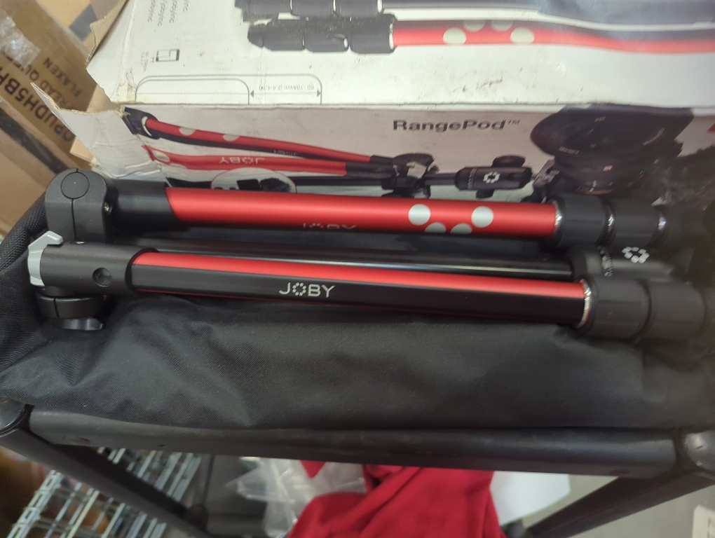 Color red JOBY - RangePod Tripod for Camera and Vlogging - Red