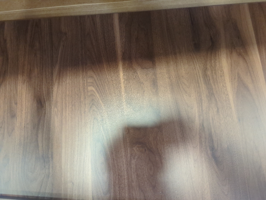 OfficeSimpli Washer Dryer Countertop, Made in USA, Non-Slip Pads, Laundry Room Wood Topper, Washer Dryer Cover for Top, Laundry Guard, Laundry Countertop (California Walnut, Standard (27.5 x 54))