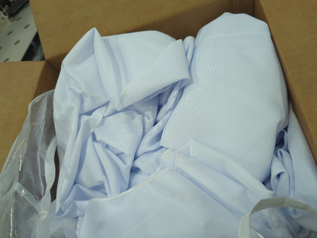 VidaFete Round Tablecloth 132inch 6pack Polyester Table Cloth, Stain Wrinkle Resistant Polyester Dining Table Cover for Kitchen Dinning Party Wedding Rectangular Tabletop Buffet Decoration(White)