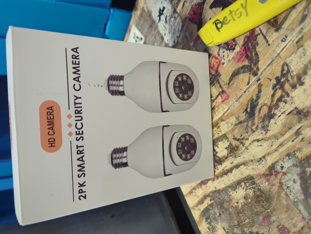 UPULTRA Light Bulb Security Camera Outdoor 2packs HD Wireless 5GHz/2.4GHz WiFi Home IP Cameras E27 360 Degree Panoramic,Motion Detection and Alarm,Two-Way Audio,Night Vision