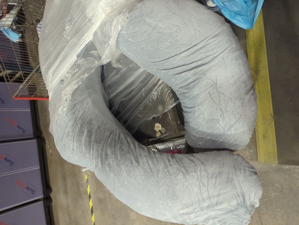 Momcozy Pregnancy Pillows for Sleeping, U Shaped Full Body Maternity Pillow with Removable Cover - Support for Back, Legs, Belly, HIPS for Pregnant Women, 57 Inch Pregnancy Pillow for Women, Grey