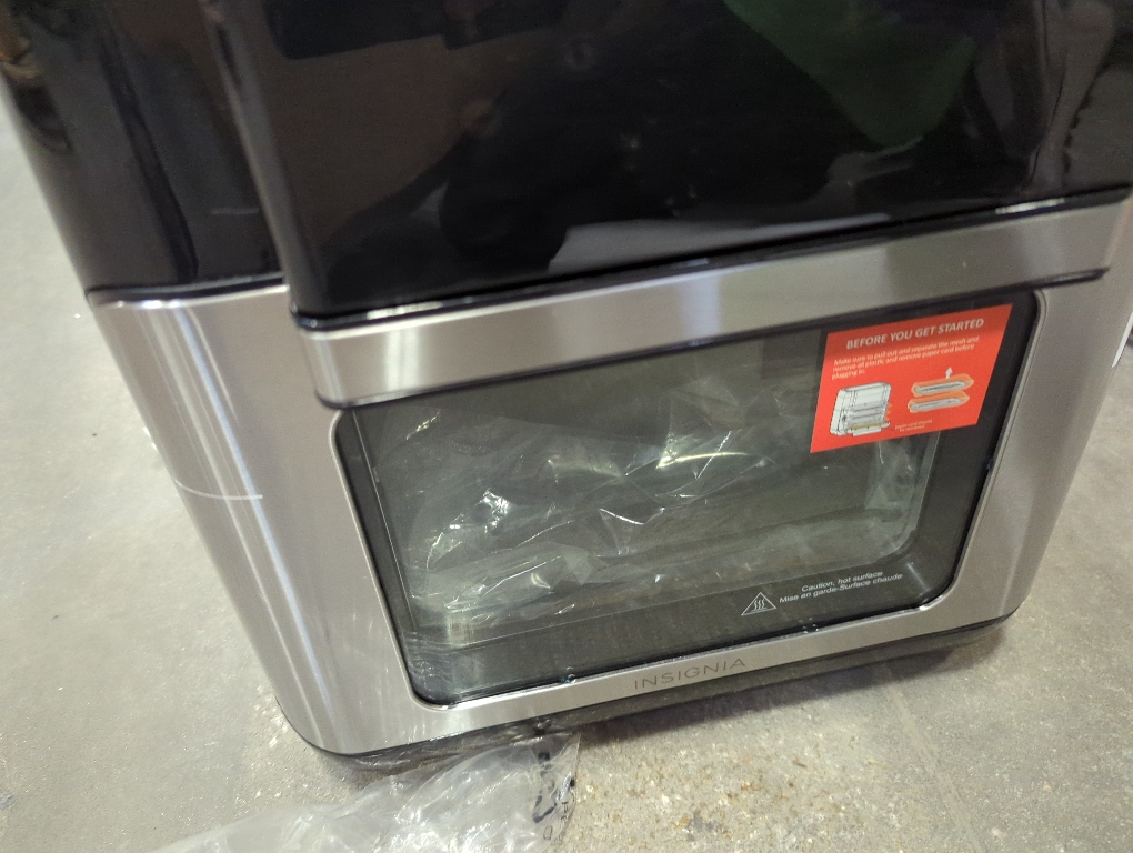 Insignia  - 10 Qt. Digital Air Fryer Oven - Stainless Steel