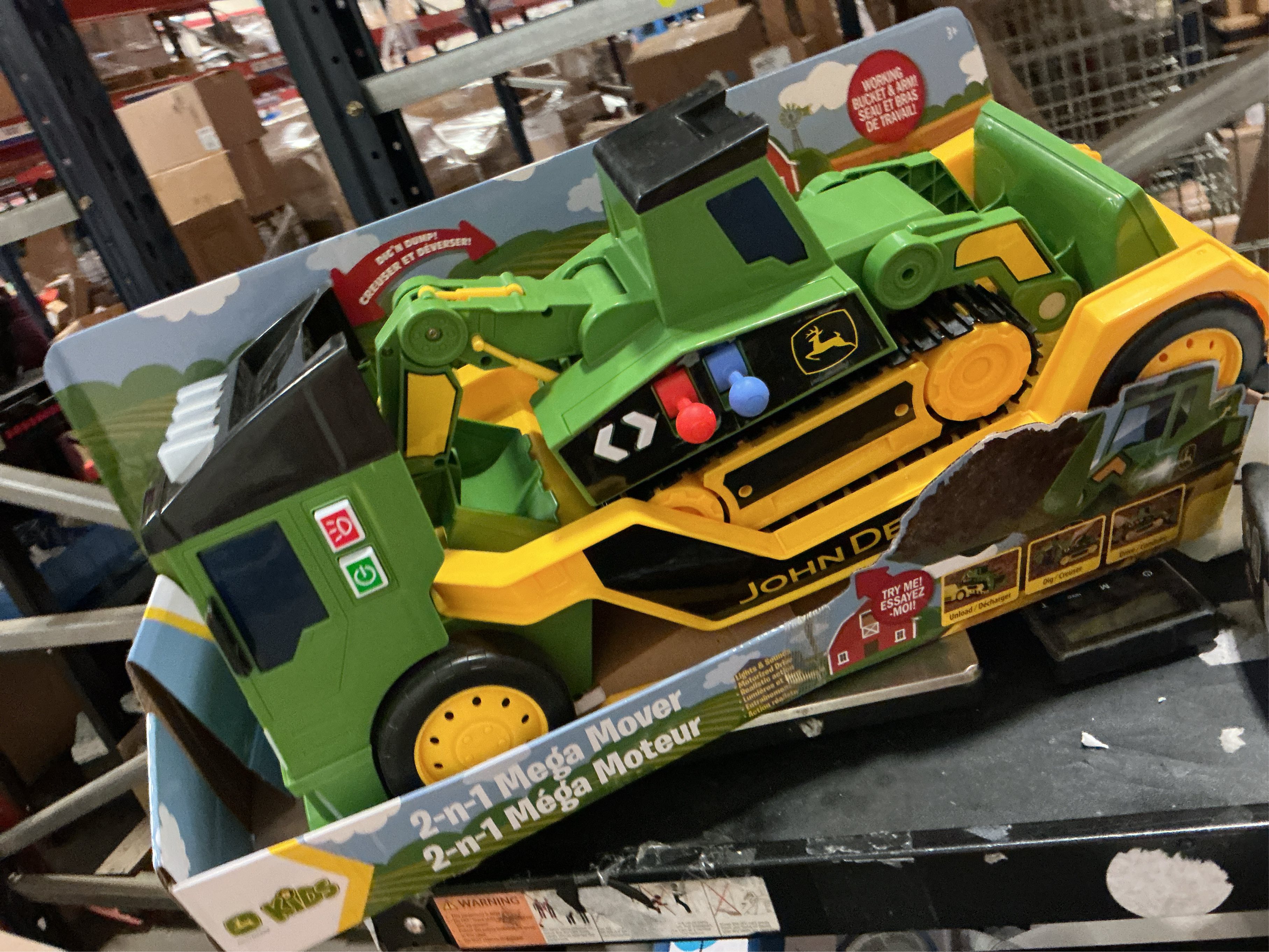 John Deere Maxx Power 2-in-1 Mega Mover Multicolored