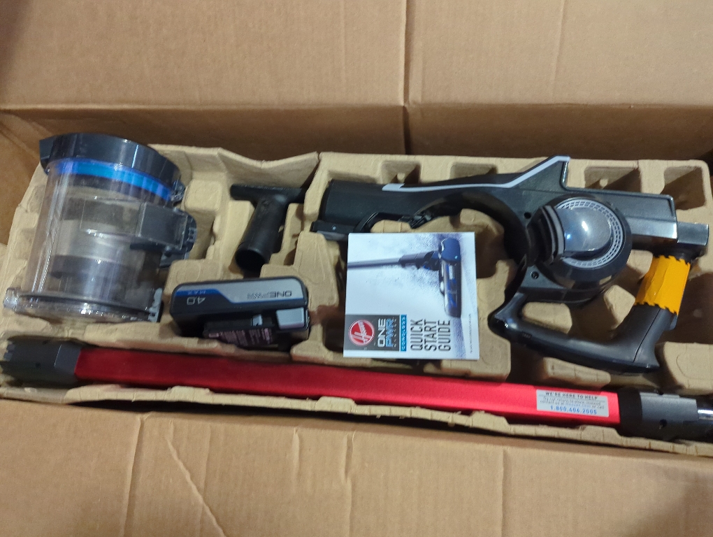 Hoover ONEPWR Blade MAX High Performance Cordless Stick Vacuum Cleaner, Lightweight Stick Vac, Extra Battery, Powerful Digital Motor, Captures 99% of Particles, Cordless Vacuum Cleaners for Home Use