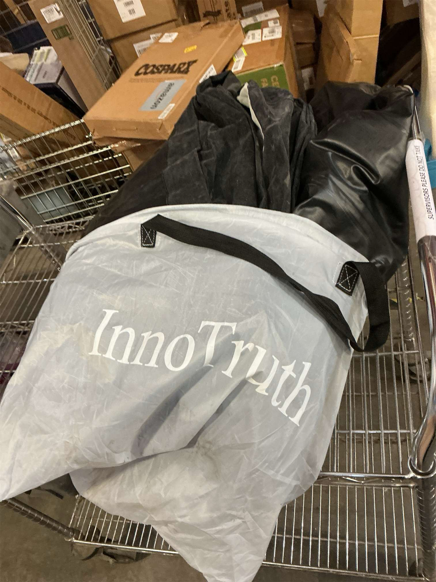 InnoTruth Twin Air Mattress with Built in Pump, Famiy Choice Award Winner, Inflatable Blow up Mattress, 18 Raised Colchones Inflables Air Bed, Ideal for Home and Outdoor, 300lbs ‼️comes with stains and dust‼️