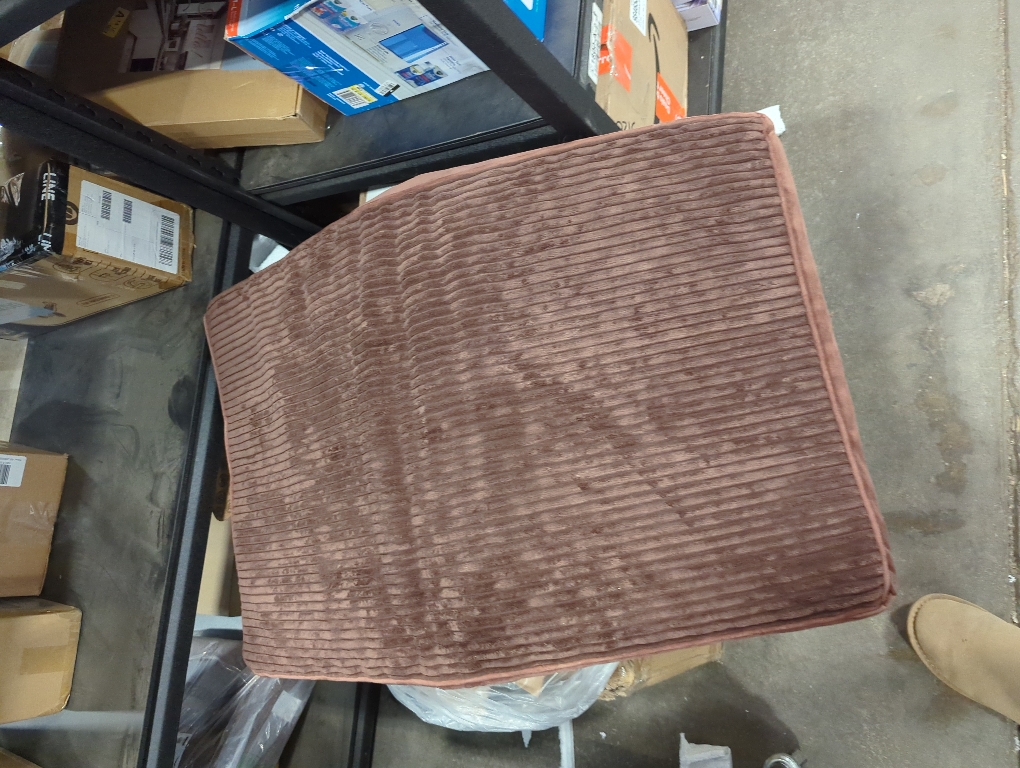 OhGeni Orthopedic Waterproof & Machine Washable Dog Bed for Medium Large Pets, Cat Mat with 25D Egg Crate Foam, Non-Slip Bottom & Removable Cover, 36 Inches(Brown)