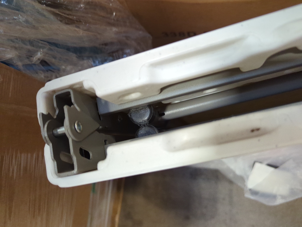 Folding Table, 4FT Foldable Picnic Table with Adjustable Height, Heavy Duty Fold-in-Half Portable Table for Weddings, Camping, RV Travel, Parties, BBQs, and Indoor Use, Easy to Fold and Store