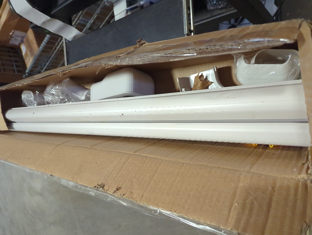 3'' 14 Ft Mini Split Line Set Cover, PVC & PP Line Cover Set Universal for Mini Split AC & Central AC, White