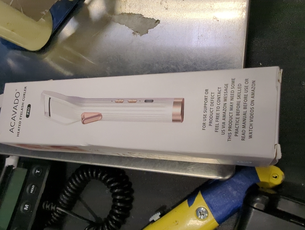 Heated Eyelash Curler Premium PRO - Fast Heat up in 8s - 24 Hours Long Lasting - Rechargeable Electric Eyelash Curler with Type-C, 2 Heat Modes, Anti-Burn Eyelid, Gift for Women Girls, White-CA