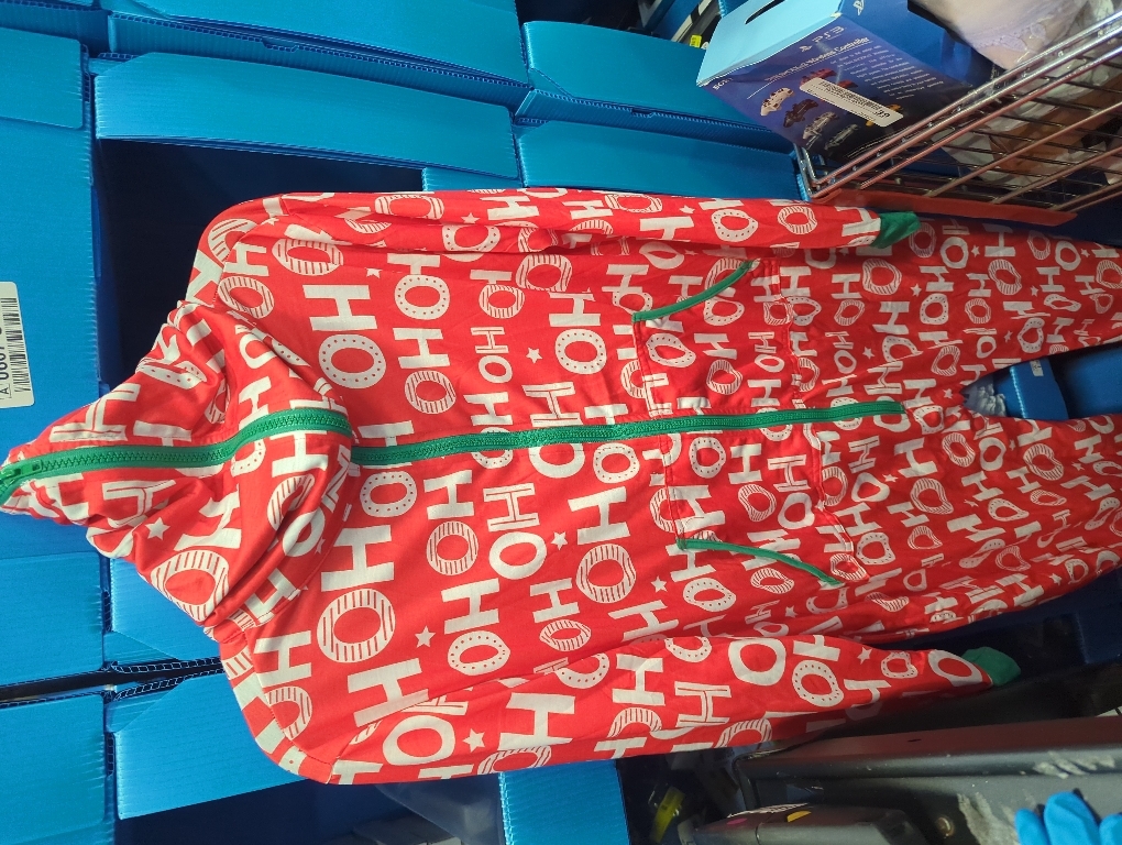 Size M Sipumia Men Hooded Fleece Pajamas Funny Graphic Loungewear 1-Piece Jumpsuit Sleepwear Homewear Romper