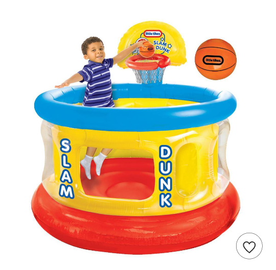 Little Tikes Slam Dunk Big Ball Pit with 20 Air-Filled Balls: For Ages 3-6, Plastic