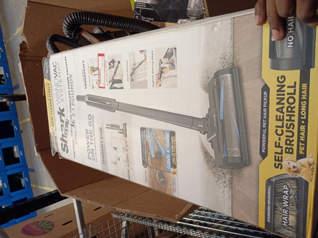 Shark® Wandvac® System Cordless 3-in 1 Ultra-Lightweight and Powerful Cordless Stick Vacuum - WS632 - Gray maybe missing pieces.