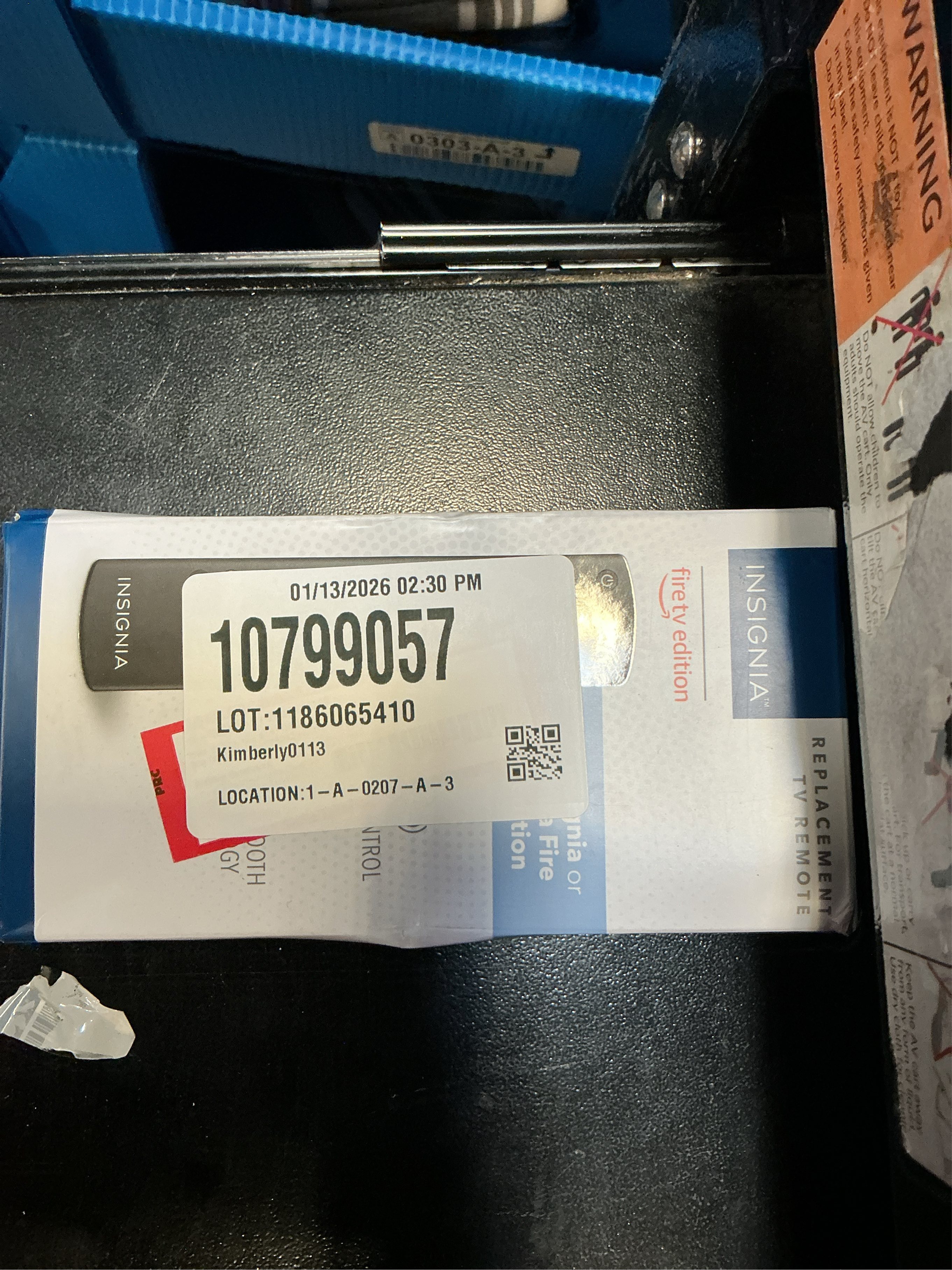 Insignia - Fire TV Replacement Remote for Insignia and Toshiba - Black