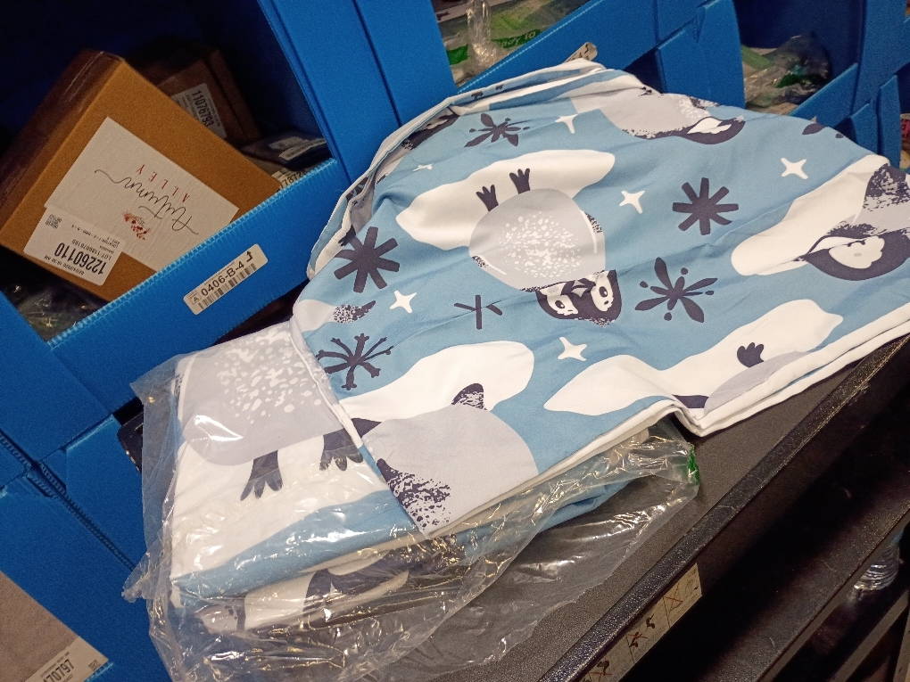 Cute Penguin Sheets Set - 4Pcs Kids Sheet Set with 1 Flat Sheet, 1 Fitted Sheet   2 Pillowcases (Twin)